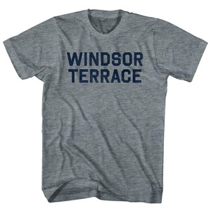 Windsor Terrace Adult Tri-Blend T-shirt - Athletic Grey