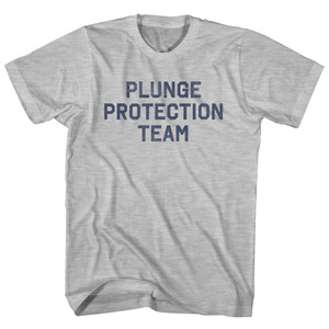 Plunge Protection Team Womens Cotton Junior Cut T-Shirt - Grey Heather