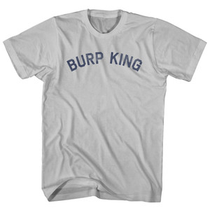 Burp King Adult Cotton T-shirt - Cool Grey