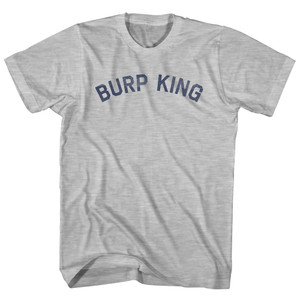 Burp King Youth Cotton T-shirt - Grey Heather Burp King Youth Cotton T-shirt - Grey Heather