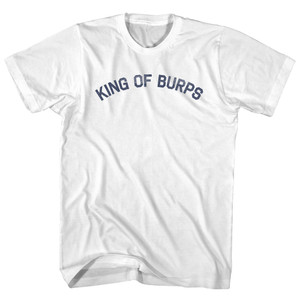 King Of Burps Youth Cotton T-shirt - White King Of Burps Youth Cotton T-shirt - White