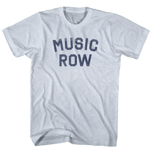 Music Row Adult Tri-Blend T-shirt - Athletic White