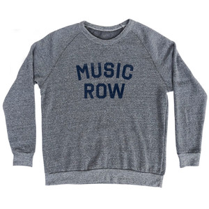 Music Row Adult Tri-Blend Sweatshirt - Athletic Grey