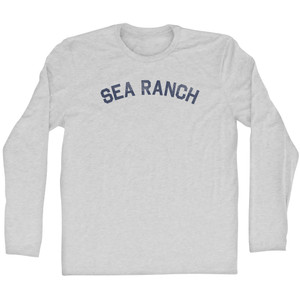 Sea Ranch Adult Cotton Long Sleeve T-shirt - Grey Heather