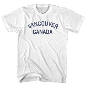 Vancouver Canada Adult Cotton T-shirt - White