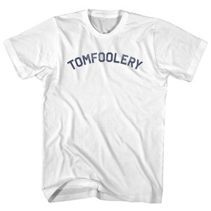 Tomfoolery Youth Cotton T-shirt - White