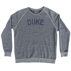 ADULT X-SMALL- DUKE - Athletic Grey Sweatshirt- Final Sale Z22