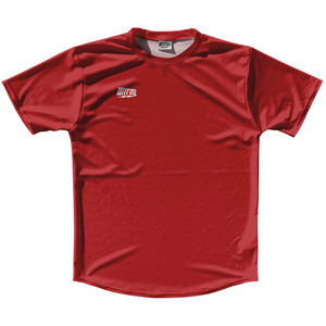 Red Dark Ultras Tennis Jersey Crew Neck - Red Dark