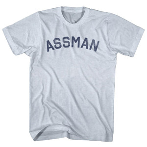 Assman Adult Tri-Blend T-shirt - Athletic White