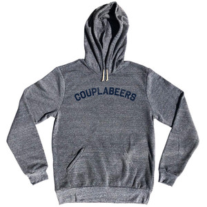 Couplabeers Tri-Blend Hoodie - Athletic Grey