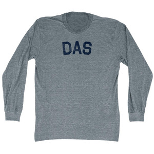 Das Adult Tri-Blend Long Sleeve T-shirt - Athletic Grey