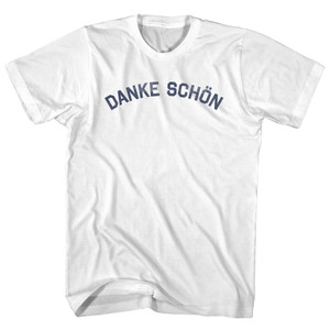 Danke Schon Adult Cotton T-shirt - White