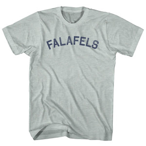 Falafels Adult Tri-Blend T-shirt - Athletic Cool Grey