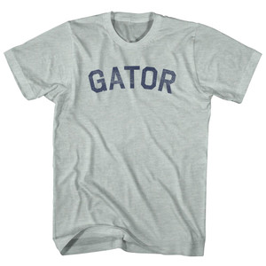 Gator Adult Tri-Blend T-shirt - Athletic Cool Grey