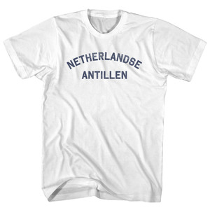 Netherlandse Antillen Adult Cotton T-shirt - White