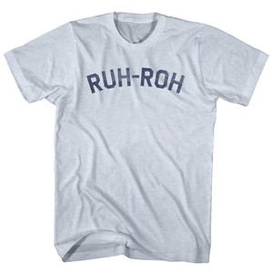 Ruh-Roh Adult Tri-Blend T-shirt - Athletic White