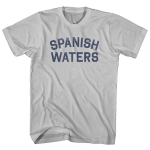 Spanish Waters Adult Cotton T-shirt - Cool Grey