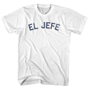 El Jefe Womens Cotton Junior Cut T-Shirt - White