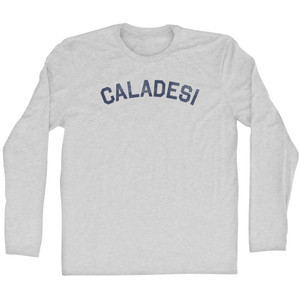 Caladesi Adult Cotton Long Sleeve T-shirt - Grey Heather