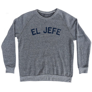 El Jefe Adult Tri-Blend Sweatshirt - Athletic Grey