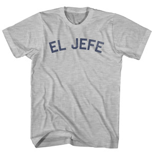 El Jefe Womens Cotton Junior Cut T-Shirt - Grey Heather