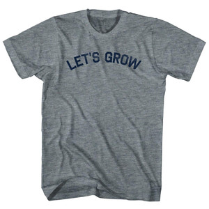 Let's Grow Youth Tri-Blend T-shirt - Athletic Grey