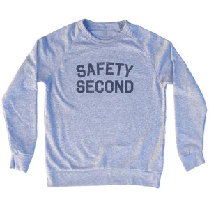 Safety Second Adult Tri-Blend Sweatshirt - Grey Heather