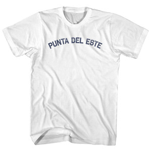 Punta Del Este Adult Cotton T-shirt - White