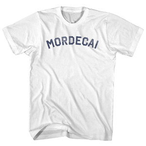 Mordecai Womens Cotton Junior Cut T-Shirt - White