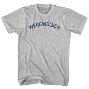 Werewolves Adult Cotton T-shirt - Grey Heather