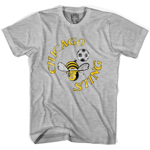 Chicago Sting Soccer T-shirt-Adult - Heather Grey Chicago Sting Soccer T-shirt-Adult - Heather Grey
