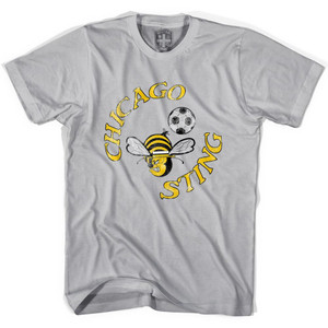Chicago Sting Soccer T-shirt-Adult - Cool Grey Chicago Sting Soccer T-shirt-Adult - Cool Grey
