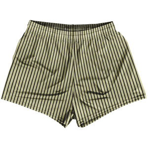 Pinstripes Womens & Girls Sport Shorts End Made In USA - Vegas Gold and Black Pinstripes Womens & Girls Sport Shorts End Made In USA - Vegas Gold and Black