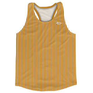 Pinstripes Running Track Tops Made In USA - Orange Burnt and White Pinstripes Running Track Tops Made In USA - Orange Burnt and White