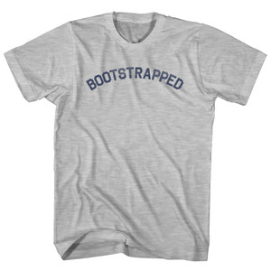Bootstrapped Adult Cotton T-shirt - Grey Heather