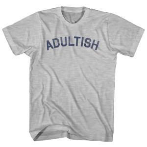 Adultish Youth Cotton T-shirt - Grey Heather Adultish Youth Cotton T-shirt - Grey Heather