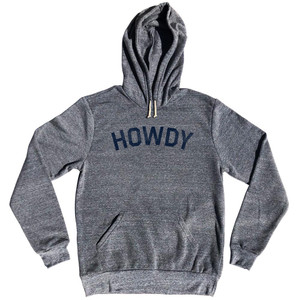 Howdy Tri-Blend Hoodie - Athletic Grey