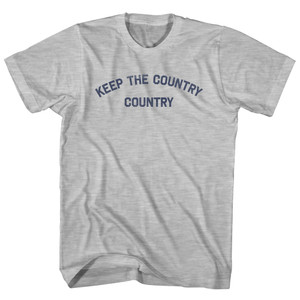 Keep The Country Country Womens Cotton Junior Cut T-Shirt - Grey Heather Keep The Country Country Womens Cotton Junior Cut T-Shirt - Grey Heather