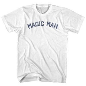 Magic Man Womens Cotton Junior Cut T-Shirt - White