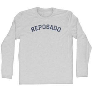 Reposado Adult Cotton Long Sleeve T-shirt - Grey Heather