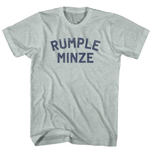 Rumple Minze Adult Tri-Blend T-shirt - Athletic Cool Grey Rumple Minze Adult Tri-Blend T-shirt - Athletic Cool Grey