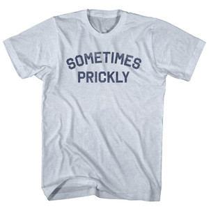Sometimes Prickly Adult Tri-Blend T-shirt - Athletic White