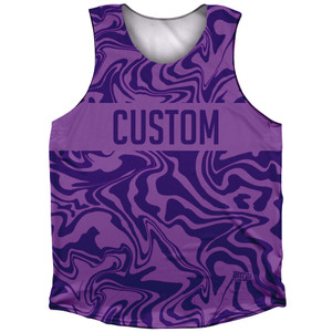 Vapor Design Custom Finish Line Athletic Tank Top - Purple Pale and Purple Vapor Design Custom Finish Line Athletic Tank Top - Purple Pale and Purple