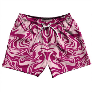 Vapor Design 5" Swim Shorts Made in USA - Pink Pale and Fuschia Pink Vapor Design 5" Swim Shorts Made in USA - Pink Pale and Fuschia Pink