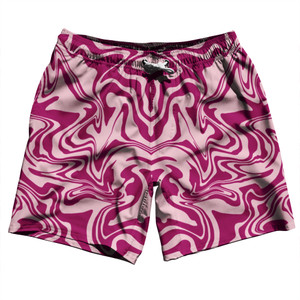 Vapor Design Swim Shorts 7" Made in USA - Pink Pale and Fuschia Pink Vapor Design Swim Shorts 7" Made in USA - Pink Pale and Fuschia Pink