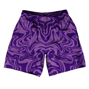 Vapor Design Athletic Running Fitness Exercise Shorts 7" Inseam Shorts Made In USA - Purple Pale and Purple Vapor Design Athletic Running Fitness Exercise Shorts 7" Inseam Shorts Made In USA - Purple Pale and Purple