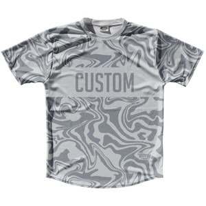 Vapor Design Custom Finish Line Running Shirt Track Cross Made In USA - Grey Medium and Grey Dark Vapor Design Custom Finish Line Running Shirt Track Cross Made In USA - Grey Medium and Grey Dark