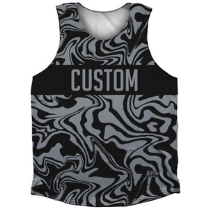 Vapor Design Custom Finish Line Athletic Tank Top - Black and Dark Grey Vapor Design Custom Finish Line Athletic Tank Top - Black and Dark Grey