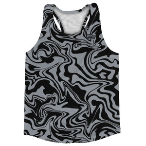 Vapor Design Running Track Tops Made In USA - Black and Dark Gre