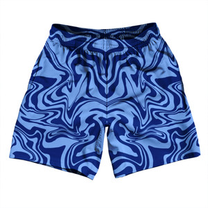 Vapor Design Athletic Running Fitness Exercise Shorts 7" Inseam Shorts Made In USA - Blue Carolina and Royal Blue Vapor Design Athletic Running Fitness Exercise Shorts 7" Inseam Shorts Made In USA - Blue Carolina and Royal Blue